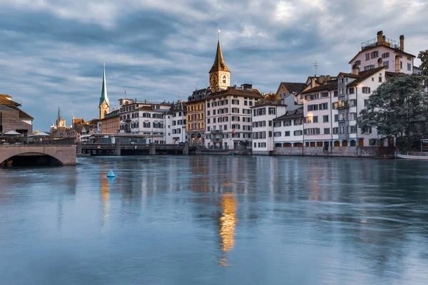 Zürich, die größte Stadt der Schweiz — Stockfoto