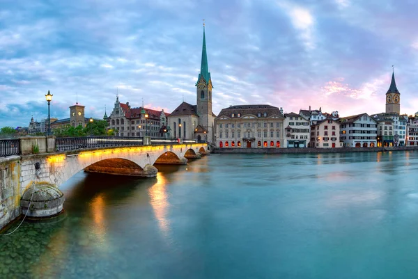 Zürich, grösste Stadt der Schweiz — Stockfoto