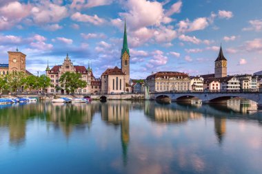 Zurich, largest city in Switzerland clipart