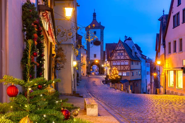 Natal Rothenburg ob der Tauber, Jerman — Stok Foto