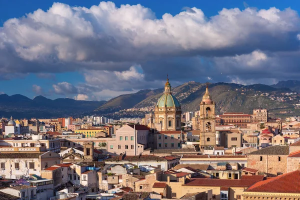 Panorama von Palermo, Sizilien, Italien — Stockfoto