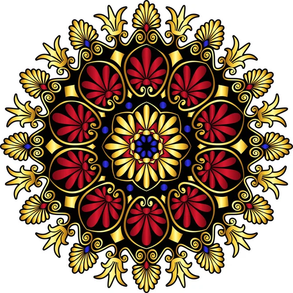 ベクトルゴールドギリシャの装飾｜Mander — ストックベクタ