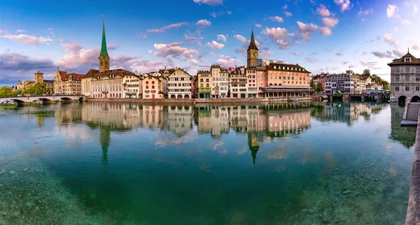 Zürich, die größte Stadt der Schweiz — Stockfoto