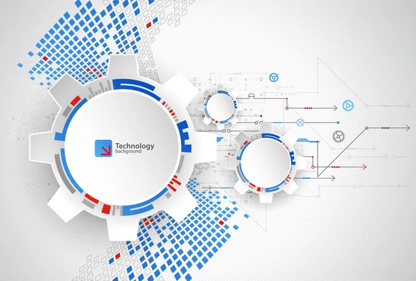 Absztrakt technológiai háttér. Struktúra mintával. — Stock Vector