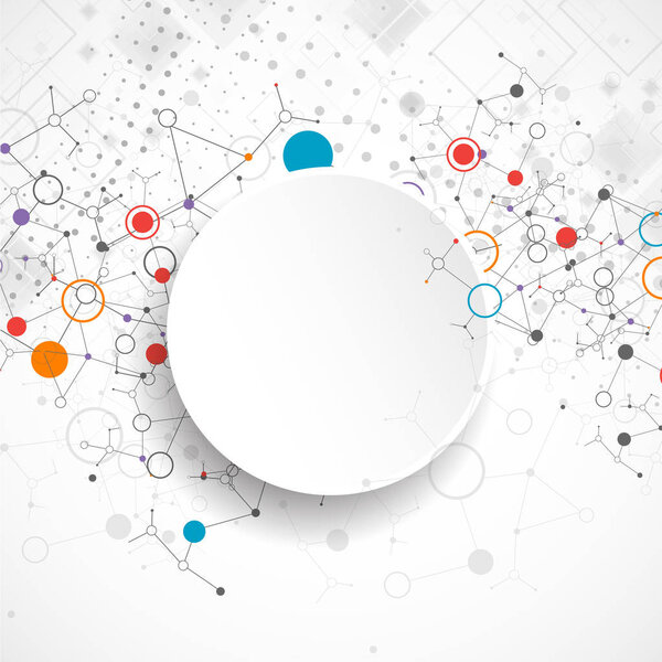 Абстрактный геометрический векторный фон. 