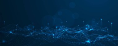 Soyut arkaplan. Parçacık sıvı dinamik akışı. Moda sıvısı kapağı tasarımı.