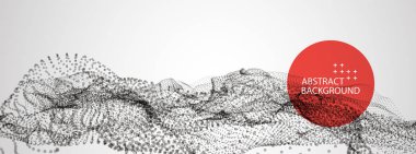 Soyut arkaplan. Parçacık sıvı dinamik akışı. Moda sıvısı kapağı tasarımı.