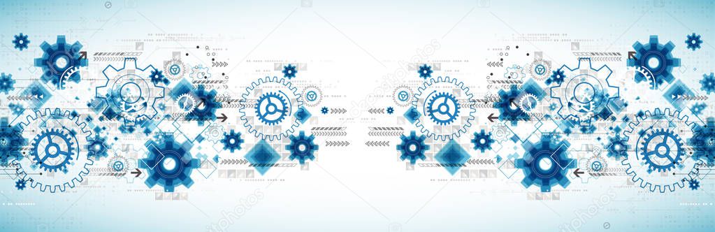 Abstract technology business background