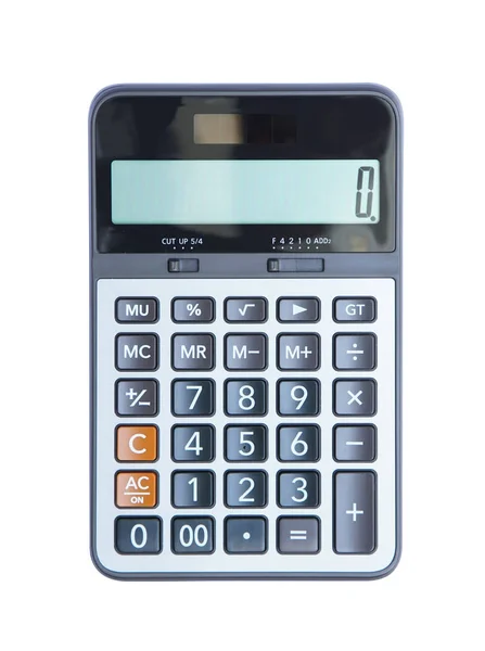 Kalkulator na biały — Zdjęcie stockowe