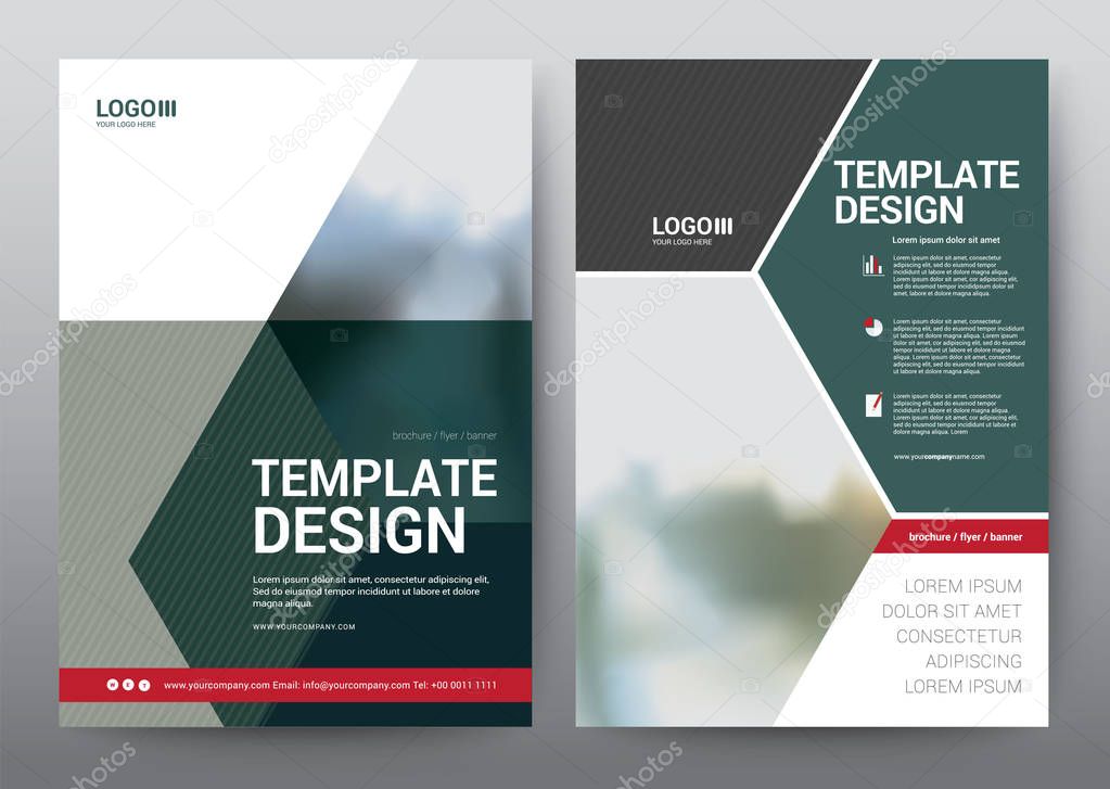 Layout Template for Brochure Poster, Leaflet, Annual Report, Presentation ,Vector Illustration Design.