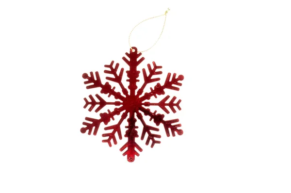 Christmas red star ornament — Stock Photo, Image