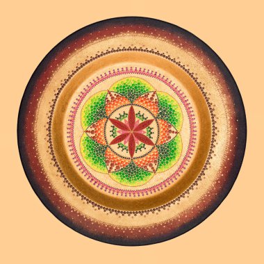 renkli mandala sanat