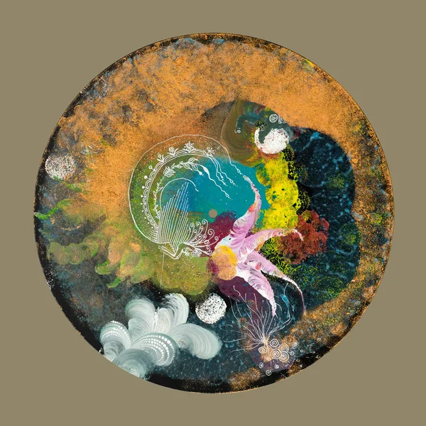 Colourful mandala art — Stock Photo, Image