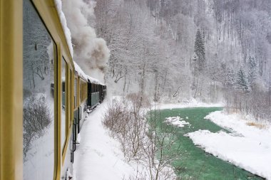 eski buharlı tren 