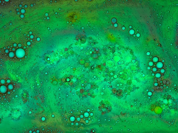 Muitas bolhas verdes — Fotografia de Stock
