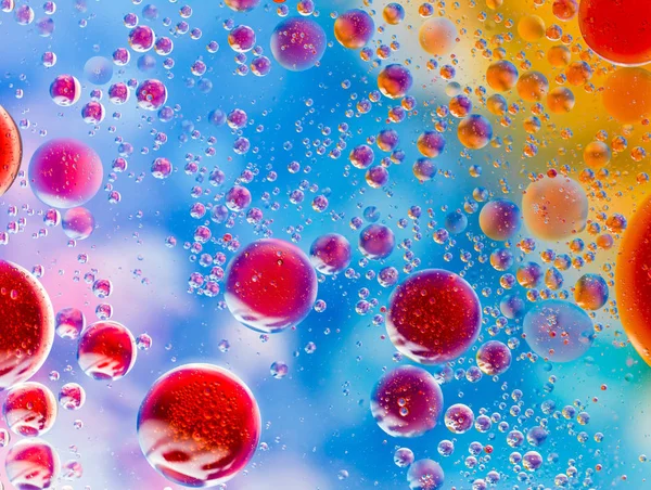 Psychedelic oil drops — Stock Photo, Image