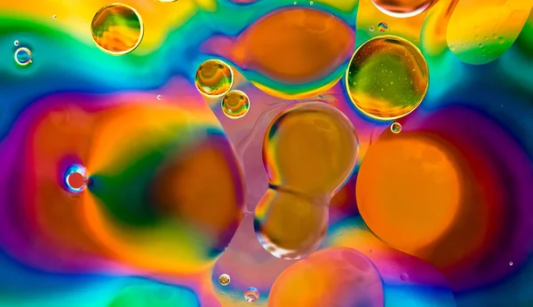 Psychedelic oil work — Stock Photo, Image