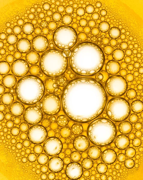 Burbujas amarillas felices — Foto de Stock