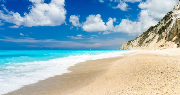 Słynna plaża Koroni (Lefkada, Grecja) — Zdjęcie stockowe
