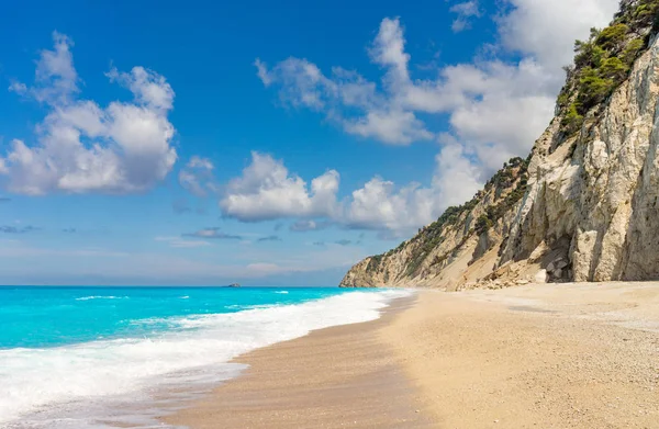 Plaża Koroni ionion morze, lefkada, Grecja — Zdjęcie stockowe