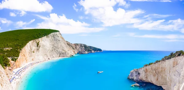 Najpiękniejszych plaż Grecji serii - Porto Katsiki w Lefka — Zdjęcie stockowe