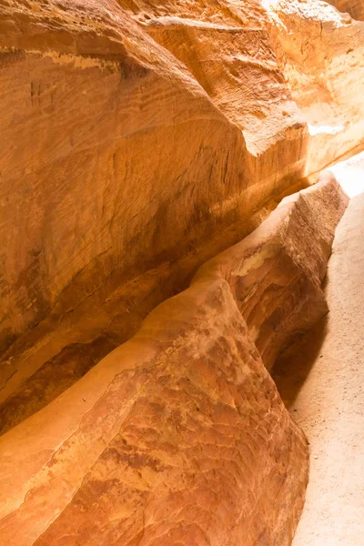 Siq canyon Petra — Stock Photo, Image