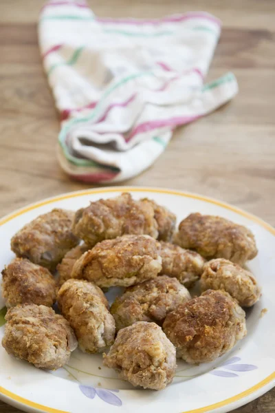 Fleischbällchen mit Rindfleisch — Stockfoto