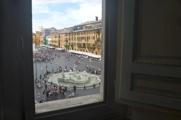 Piazza Navona in Rome — Stock Photo, Image