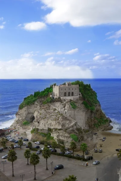 Igreja de Santa Maria dell 'isola em Tropea. Calábria. Itália — Fotografia de Stock