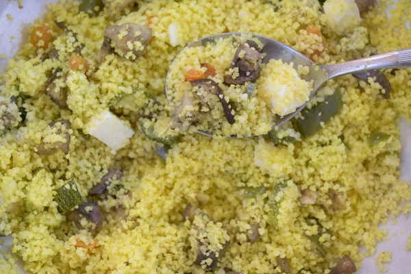 Couscous met groenten Salade — Stockfoto
