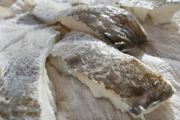 Filetes de bacalao salado —  Fotos de Stock