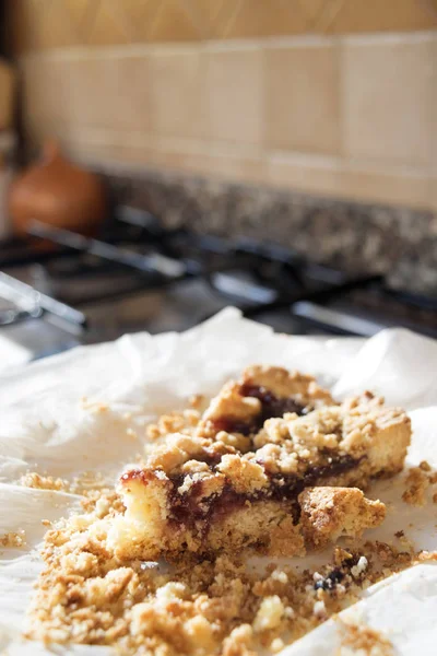 Sobras de tarta de mermelada — Foto de Stock