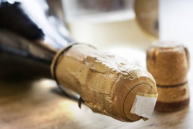 ayrıntı in bubbly beyaz şarap