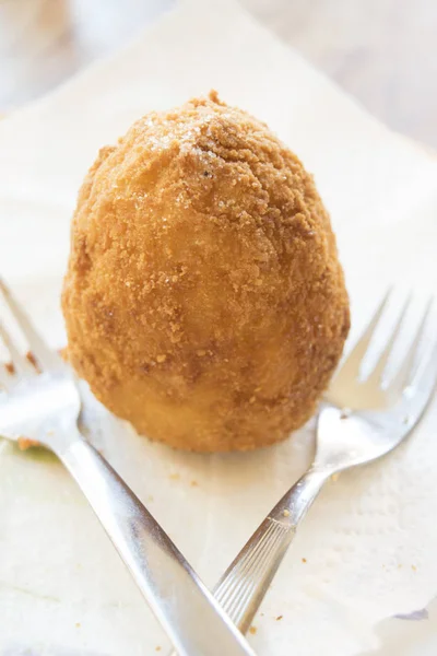 Sicilian fried rice balls — Stock Photo, Image