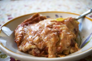 Lazanya kaynar bölümü