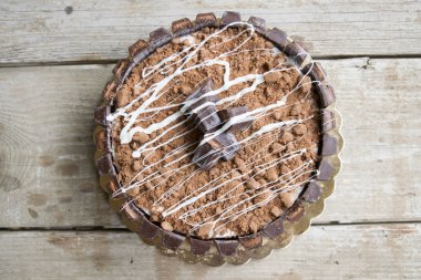 kek kakao ve çikolata fondan