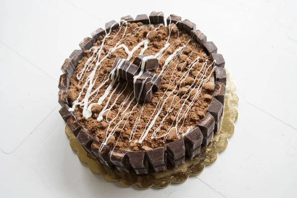 kek kakao ve çikolata fondan