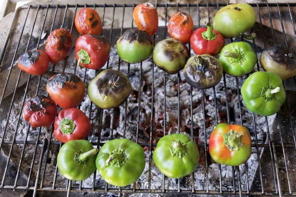 Poivrons et tomates grillés — Photo