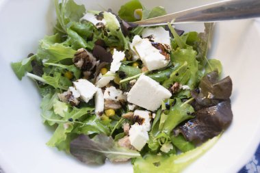 Yunan salatası malzemeler