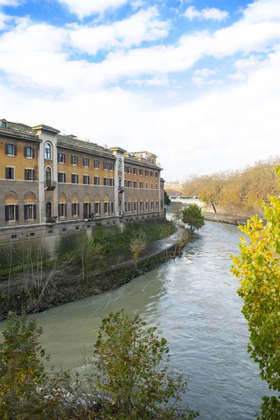 Римська річка Тібр — стокове фото