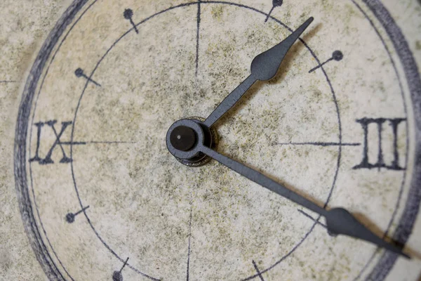 Концепція Сканування Часу Номером Старого Годинника — стокове фото