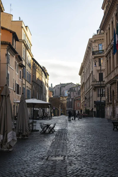 Uitzicht Het Joodse Getto Oude Stad Van Rome — Stockfoto