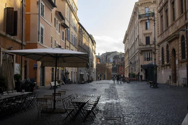 Vue Sur Ghetto Juif Dans Vieille Ville Rome — Photo