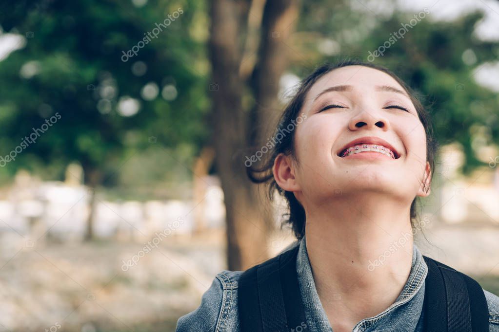 Otngagged black asian young