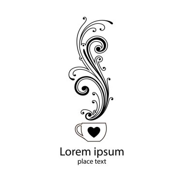 Kahve logo şablonu