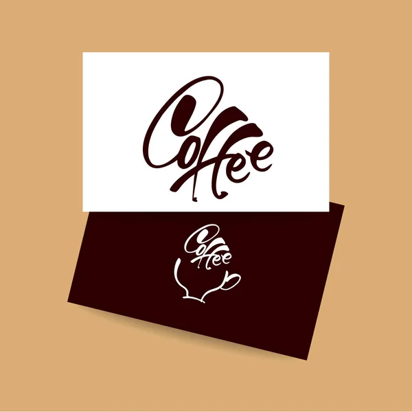 Szablon logo kawy — Wektor stockowy