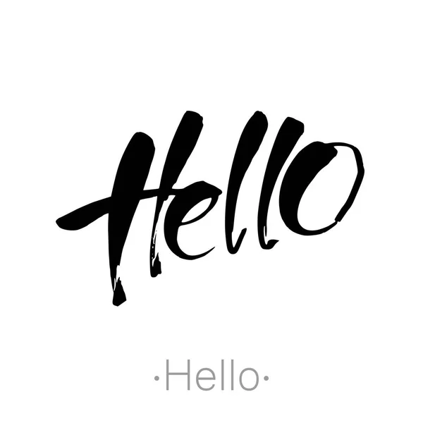 Γεια σας handdraw γράμματα — Διανυσματικό Αρχείο