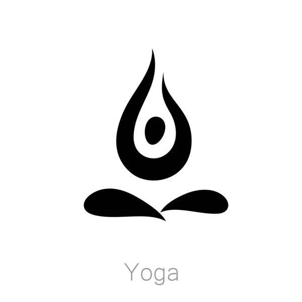 Colección de yoga asana — Vector de stock