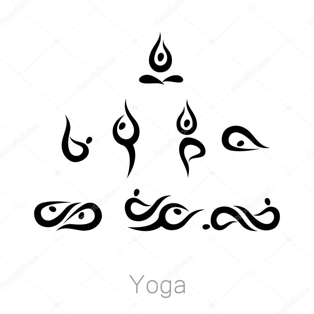 Yoga Asanas Logo Yoga Asanas Logo