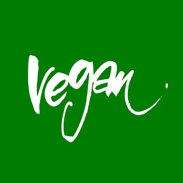 Vegan yazı şablonu — Stok Vektör